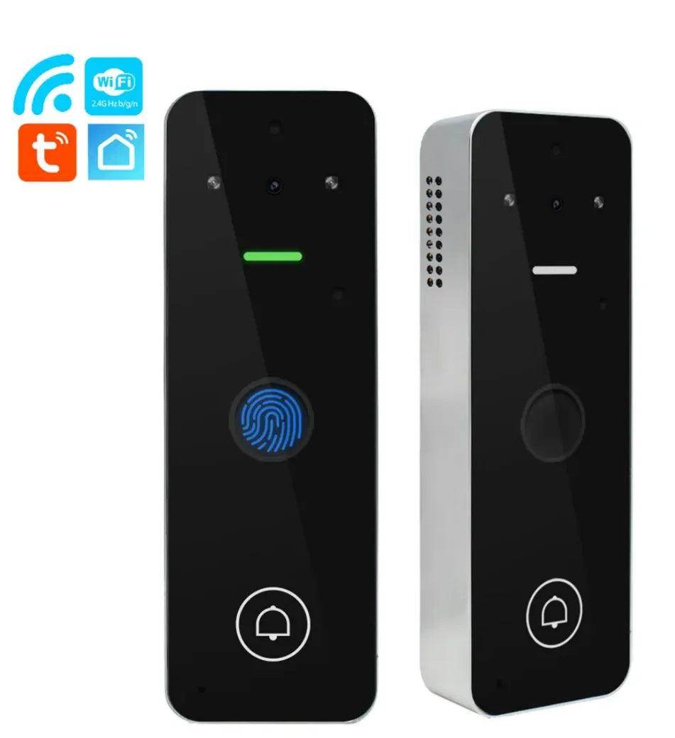 WiFi Video Intercom Access Control Fingerprint/Card/Password, IP65 - P12 Hub Europe