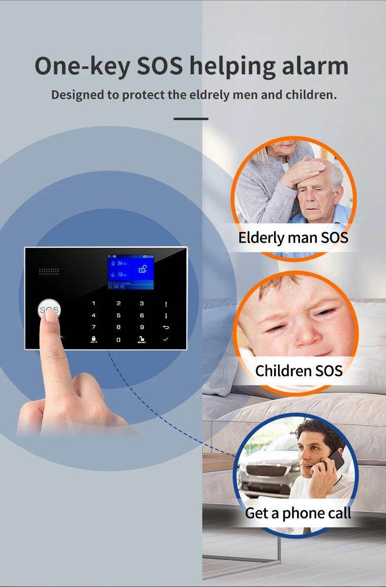 Alarm Smart Earykong WiFi GSM - P12 Hub Europe