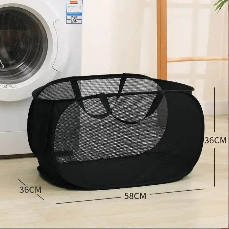 Horizontal Foldable Mesh Laundry Basket - P12 Hub Europe