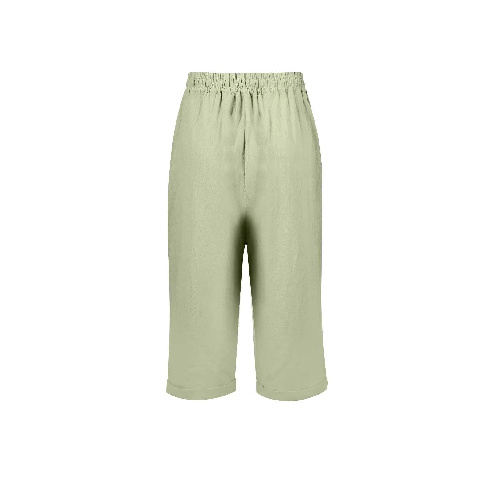 Women's Summer Cotton Linen Pants - P12 Hub Europe