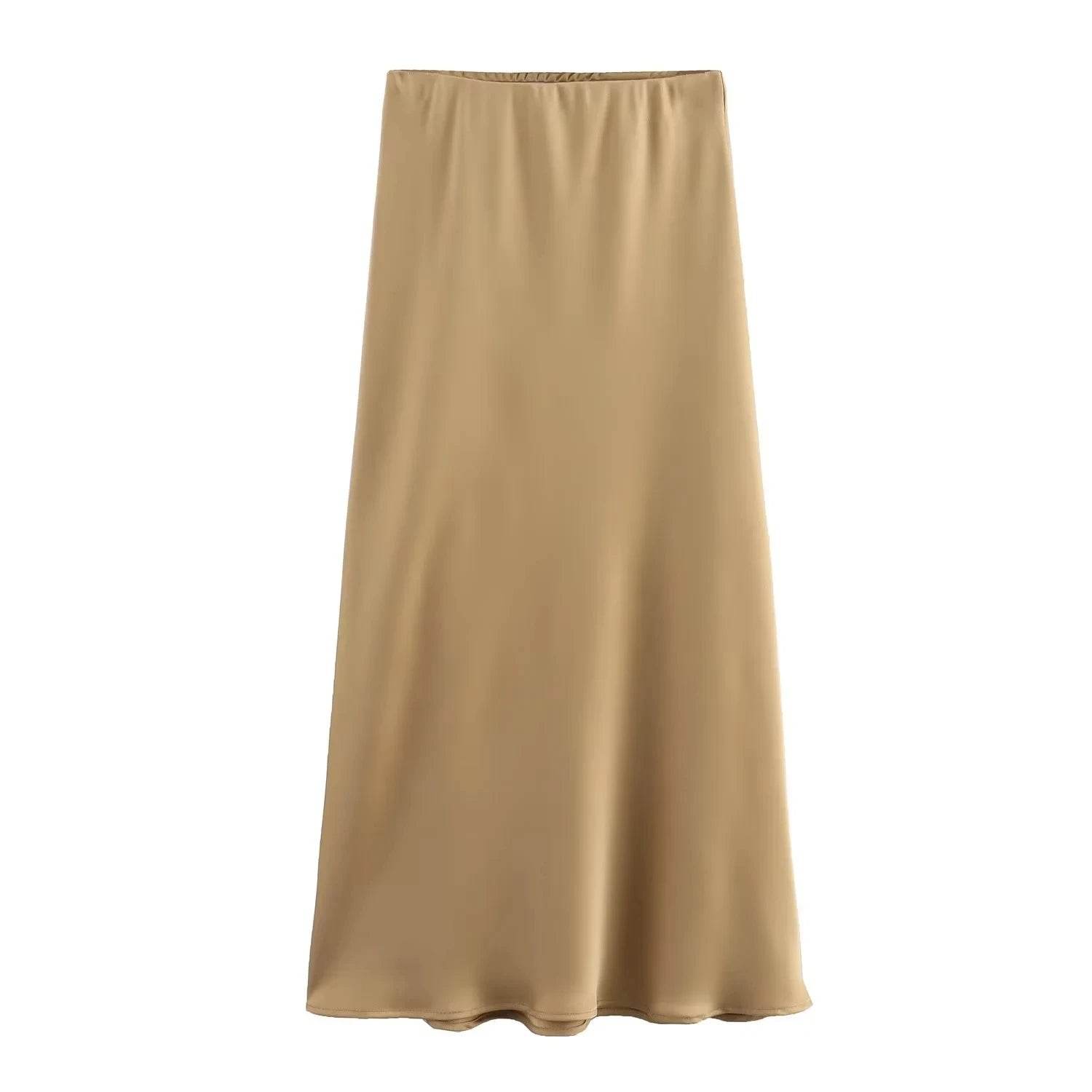 Women's Flowing Satin Midi - P12 Hub Europe