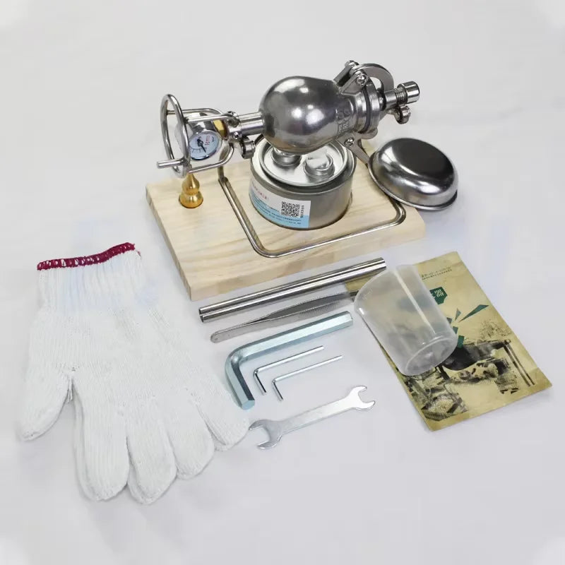 100ml/260ml/360ml Small Cooker Popcorn Machine Puffing Machine Corn Fry Machine Stainless Steel Grain Amplifier Popcorn Heater