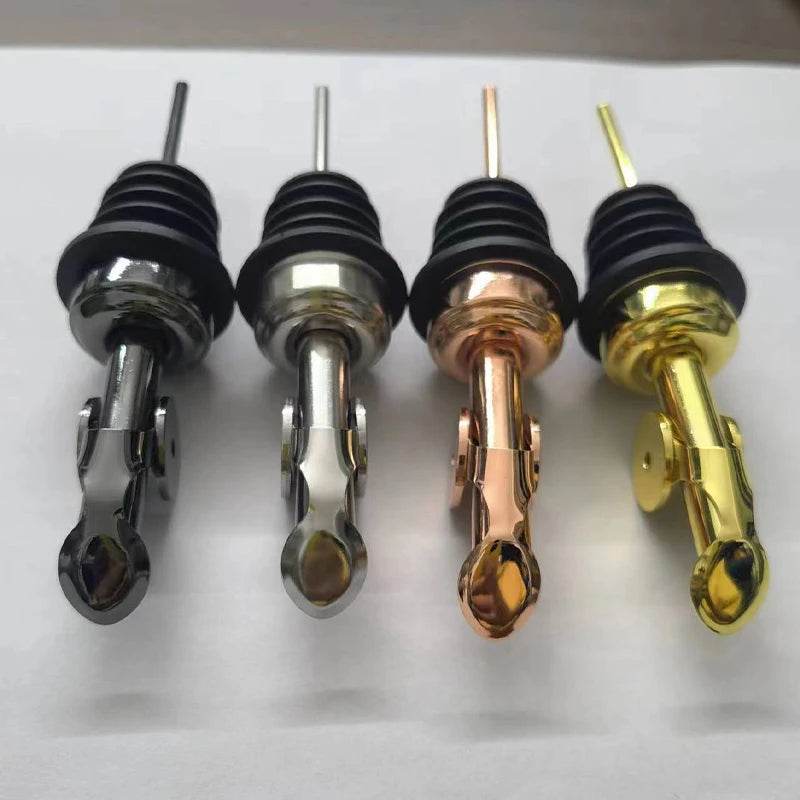 304 Stainless Steel Olive Oil Stopper Cap Dispenser Spout Sauce Vinegar Auto Open Pourer Nozzle Wine Liquor Bottle Plug - P12 Hub Europe