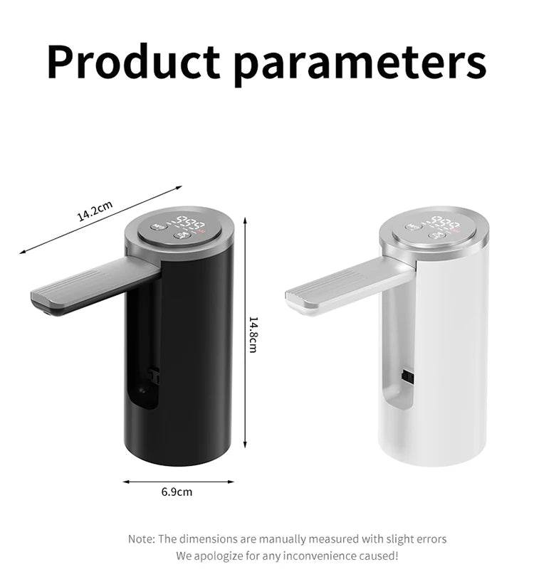 Smart Quantitative Alcohol Dispenser Professional High End Whiskey Pump Dispenser Liquor Pump Adjustable Foldable Wine Decanter - P12 Hub Europe