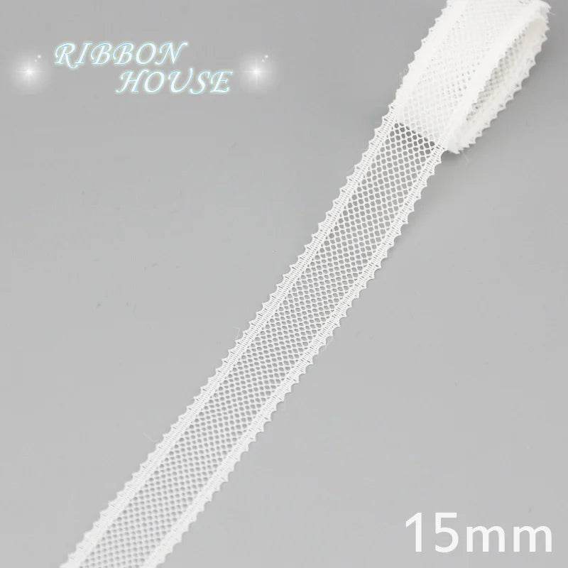 (5 yards/roll) white Lace ribbon fabric Webbing Decoration Lovely gift packing polyester Material - P12 Hub Europe