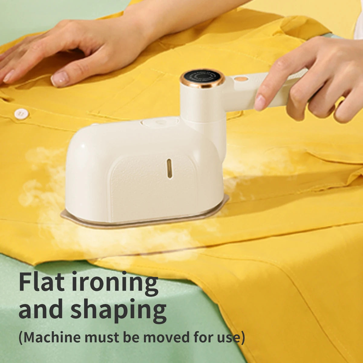 MOCATT Handheld Steam Clothing Iron Is Foldable,Fast Wrinkle Removal,Leak Proof,Portable Household Appliance For Travel Use