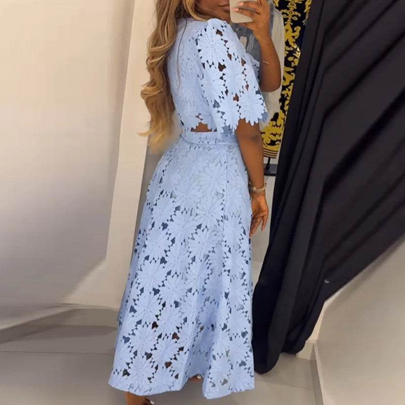 O-Neck Skirt Set - P12 Hub Europe
