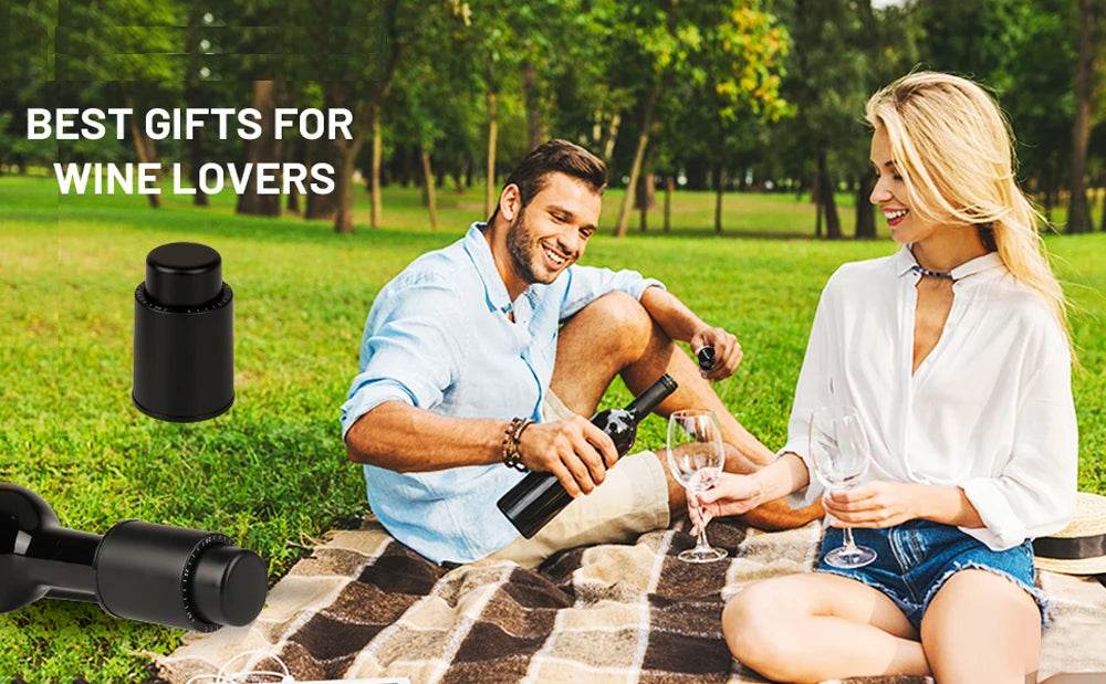 Wine Bottle Stoppers Reusable Wine Stoppers Vacuum Wine Preserver Wine Savers Vacuum Pump Corks Keep Wine Really Fresh - P12 Hub Europe