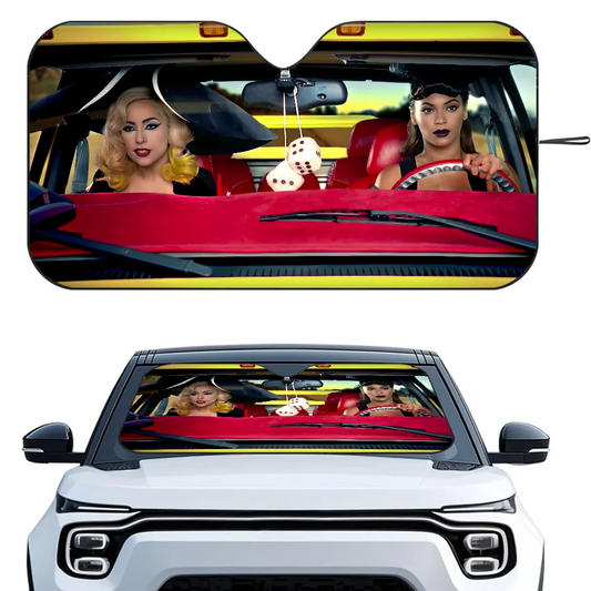 Ld ga Telephone Car SunShade Heat-insulating Aluminum Film Windshield Sunshades UV Rays Blocks Car Sun Visor Protector