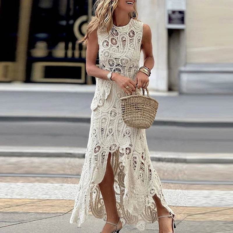 Lace Vest Skirt Set - P12 Hub Europe