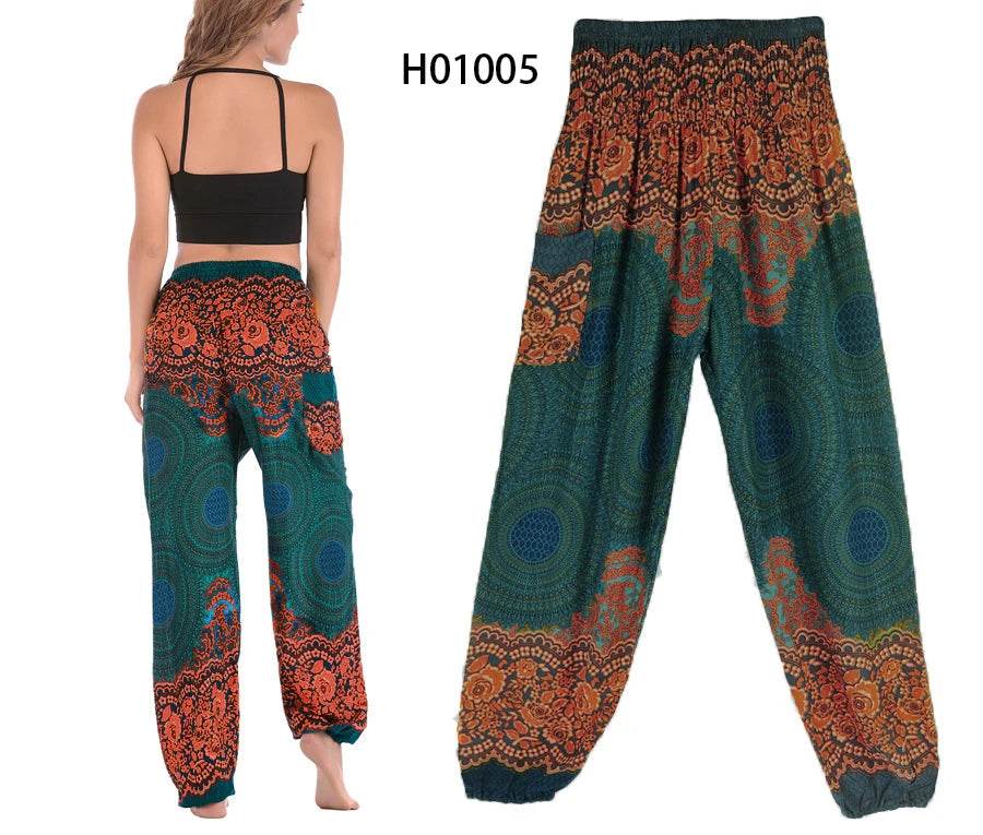 Boho Hippie Harem Yoga Pants - P12 Hub Europe