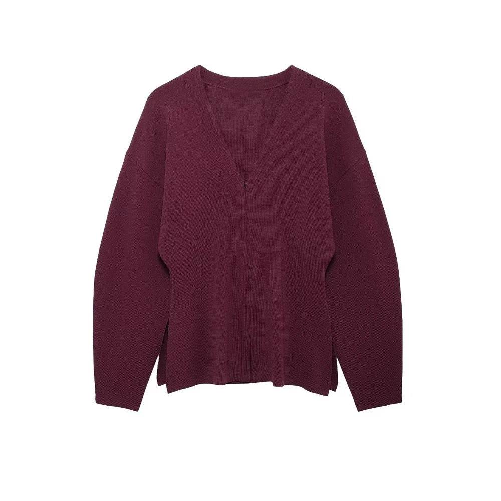 Fitted Hook Knit Cardigan - P12 Hub Europe