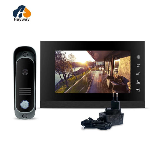 Video Intercom Wired | 7" Screen, 1200TVL, Unlock, Monitoring