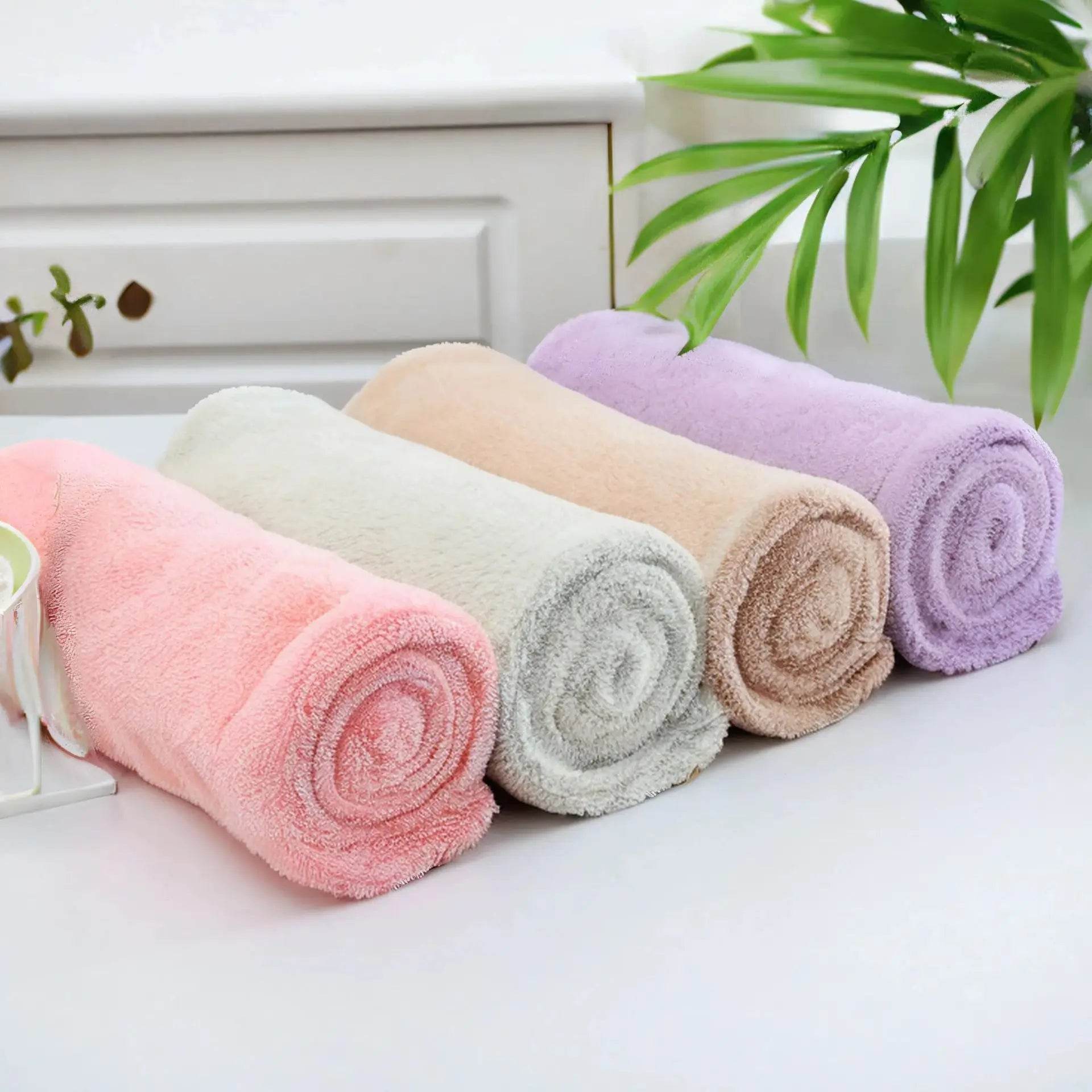 Dry Hair Hat Woman Absorbent Quick Dry Wipe Hair Towel Long Hair Cute Shower Cap Bathroom Accessories Quick Dry Towel - P12 Hub Europe