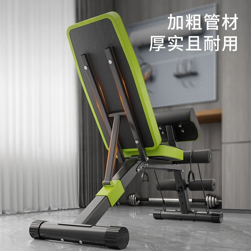 Multifunctional Fitness Chair Dumbbell Stool Bench Stool Household Sit-ups Assistive Fitness Equipment Folding Priest Stool