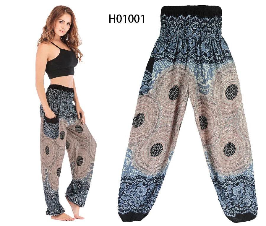 Boho Hippie Harem Yoga Pants - P12 Hub Europe