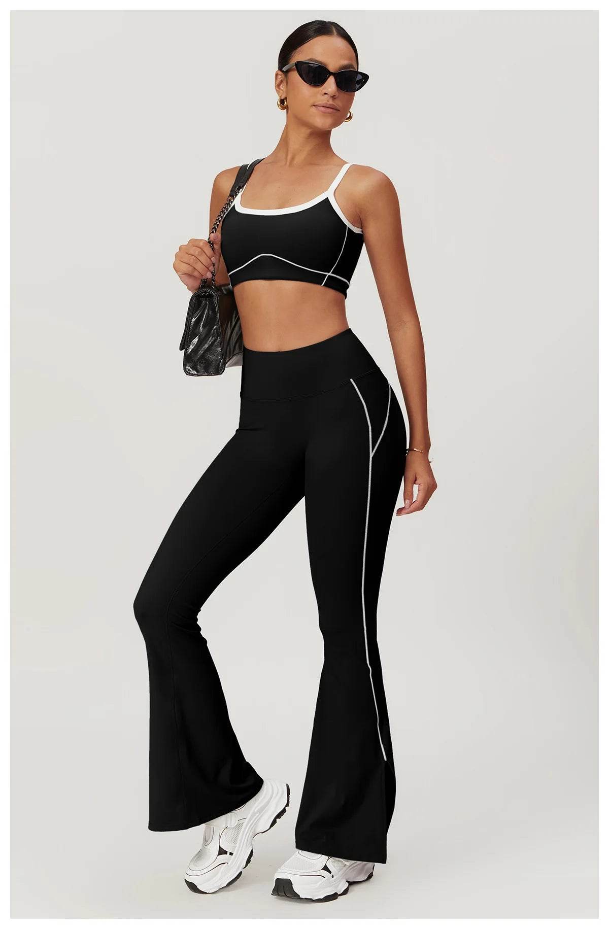 Women's High Waist Flare Set - P12 Hub Europe