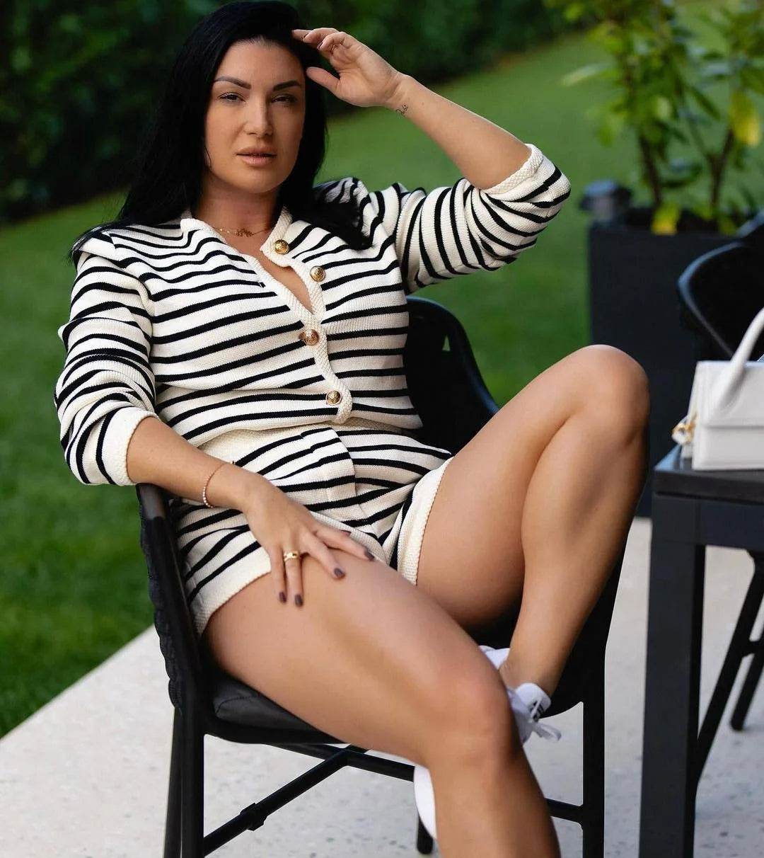 Tossy Zebra Knit Shorts Set - P12 Hub Europe