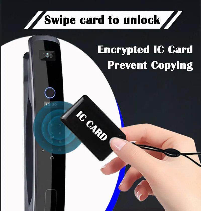 3D Face Lock w/ Camera & SIM | WiFi, Fingerprint, Card, NFC, IP66 - P12 Hub Europe