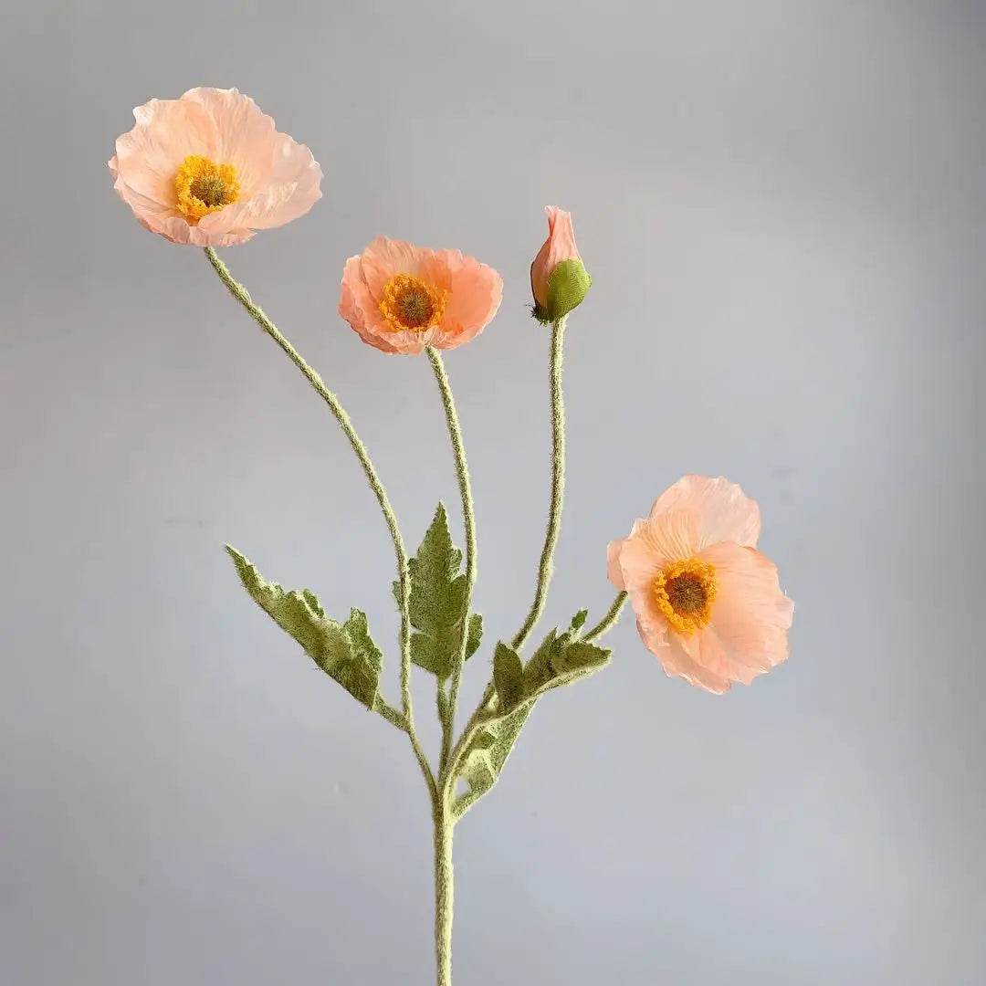 4 Head Artificial Flowers Bouquet Poppy Fake Flowers For Home Decor Garden Party Wedding Decoration Diy Accessories - P12 Hub Europe