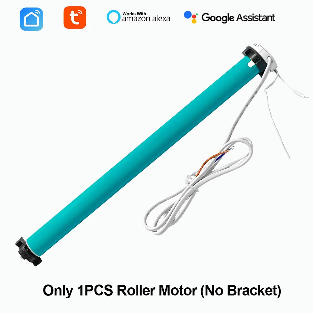 LifeLibero Tuya Zigbee Or Wifi Smart Curtains Motor Roller Blinds For Windows Automatic Shade System Remote Voice Control Alex