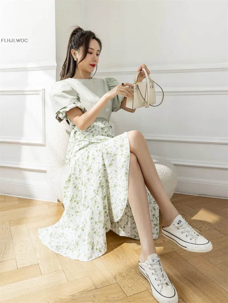 Women's Floral Lace-Up Dress - P12 Hub Europe