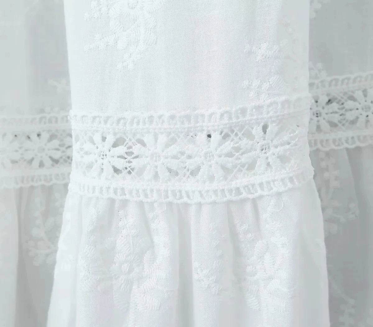 White Lace Beach Skirt Set - P12 Hub Europe