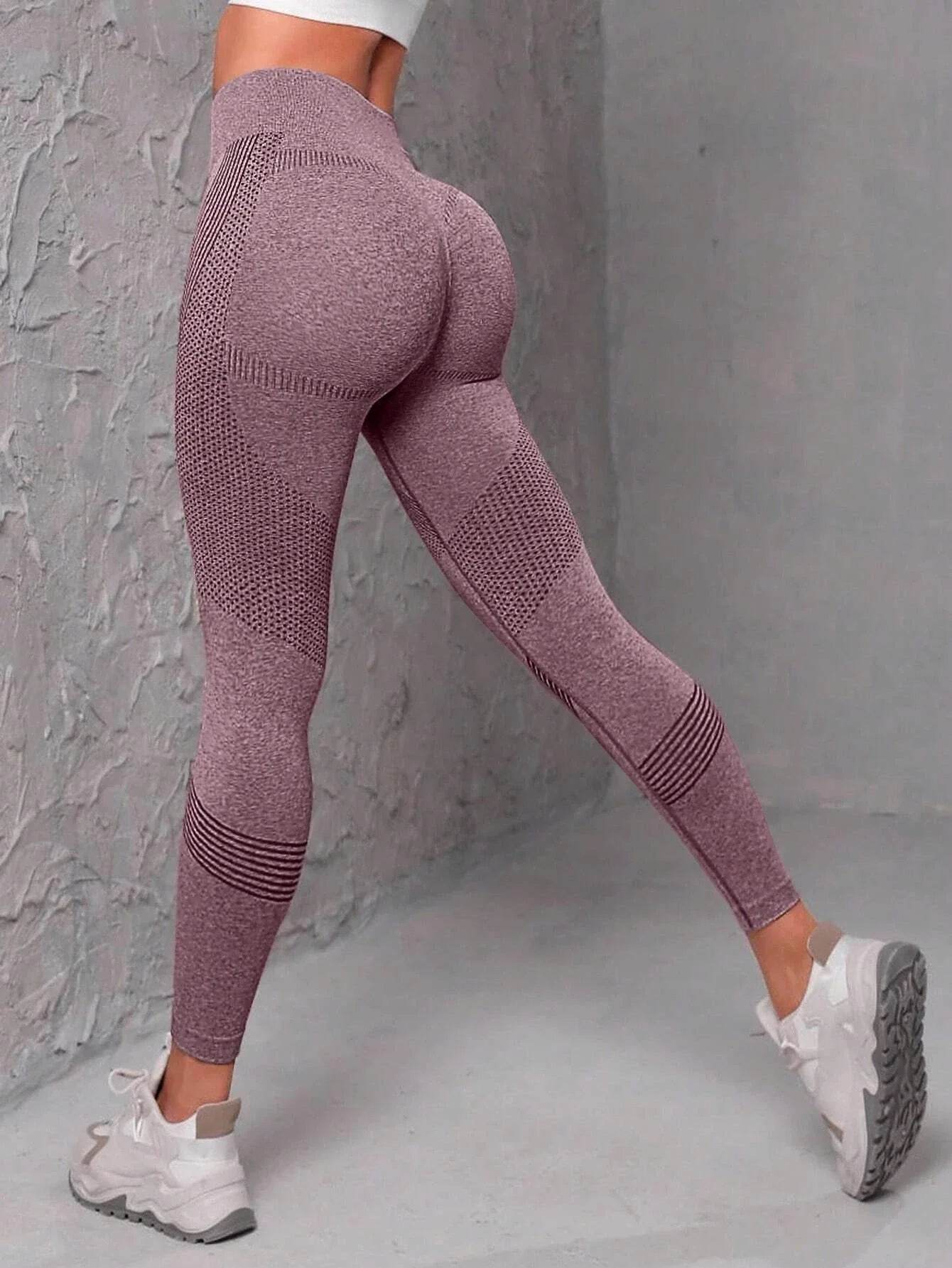 Seamless Wide Waistband Sports Leggings - P12 Hub Europe
