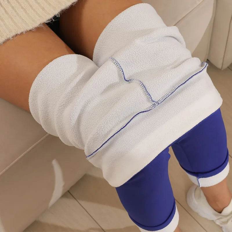 Women's Plush Lined Winter Leggings - P12 Hub Europe