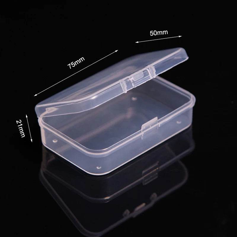 Mini Plastic Box Rectangular Box Translucent Box Packing Box Storage Box Dustproof Solid Strong Jewelry Storage Case Container - P12 Hub Europe