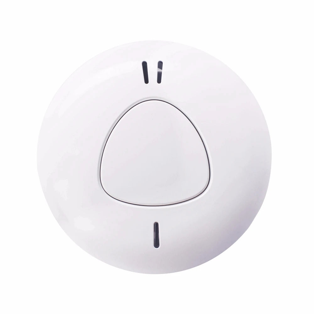 10 Years Battery Life Smoke Detector Fire Alarm Sensor EN14604 Certified 85dB High Decibel Low Voltage Alarm Security System