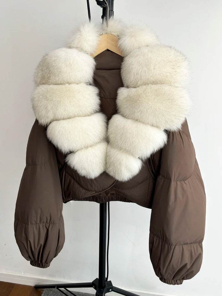 Luxury Fox Fur Down Parka - P12 Hub Europe