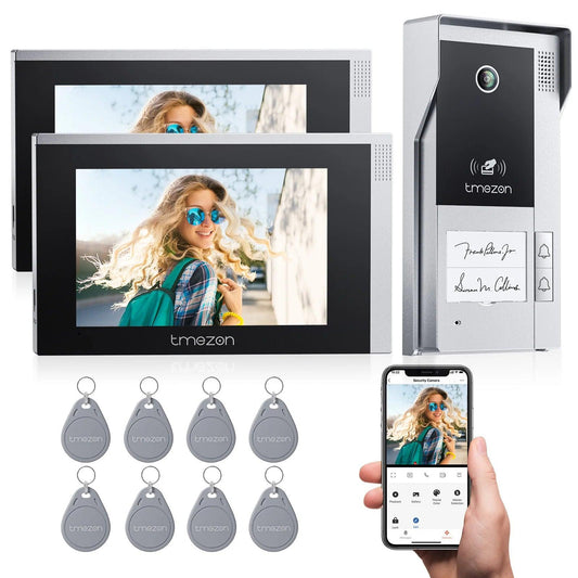 Intercom 1080P WiFi  7" Touch, Motion, RFID, 4-Wire