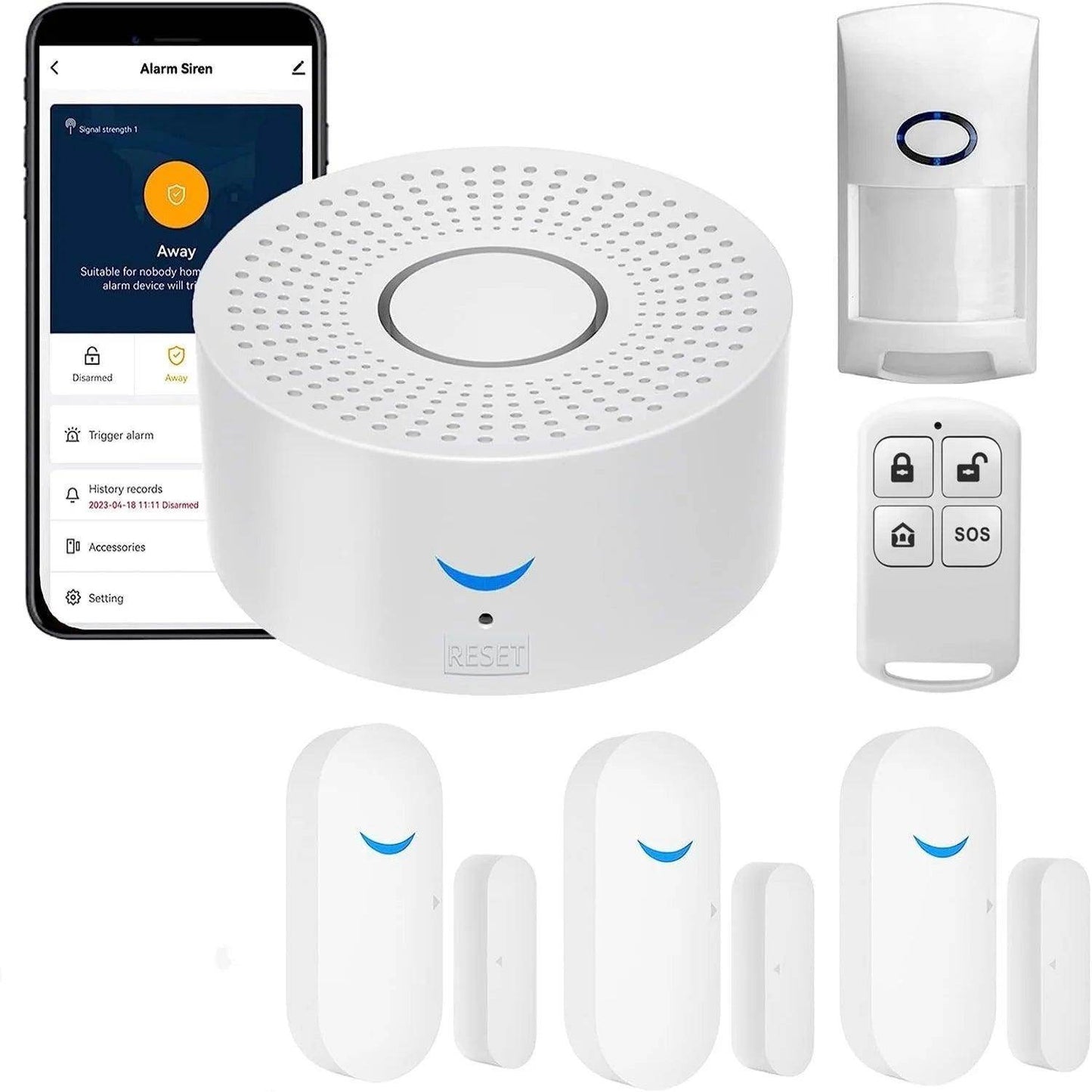 Alarm Smart Home WiFi App Controlled - P12 Hub Europe