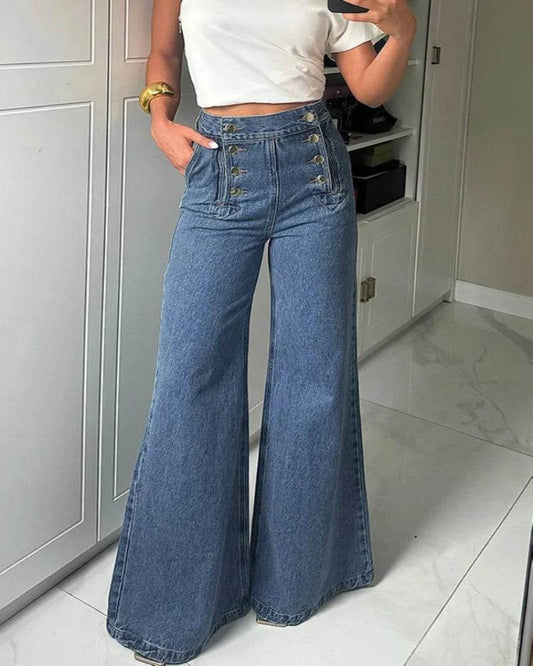Wide-Leg Jeans Women - P12 Hub Europe