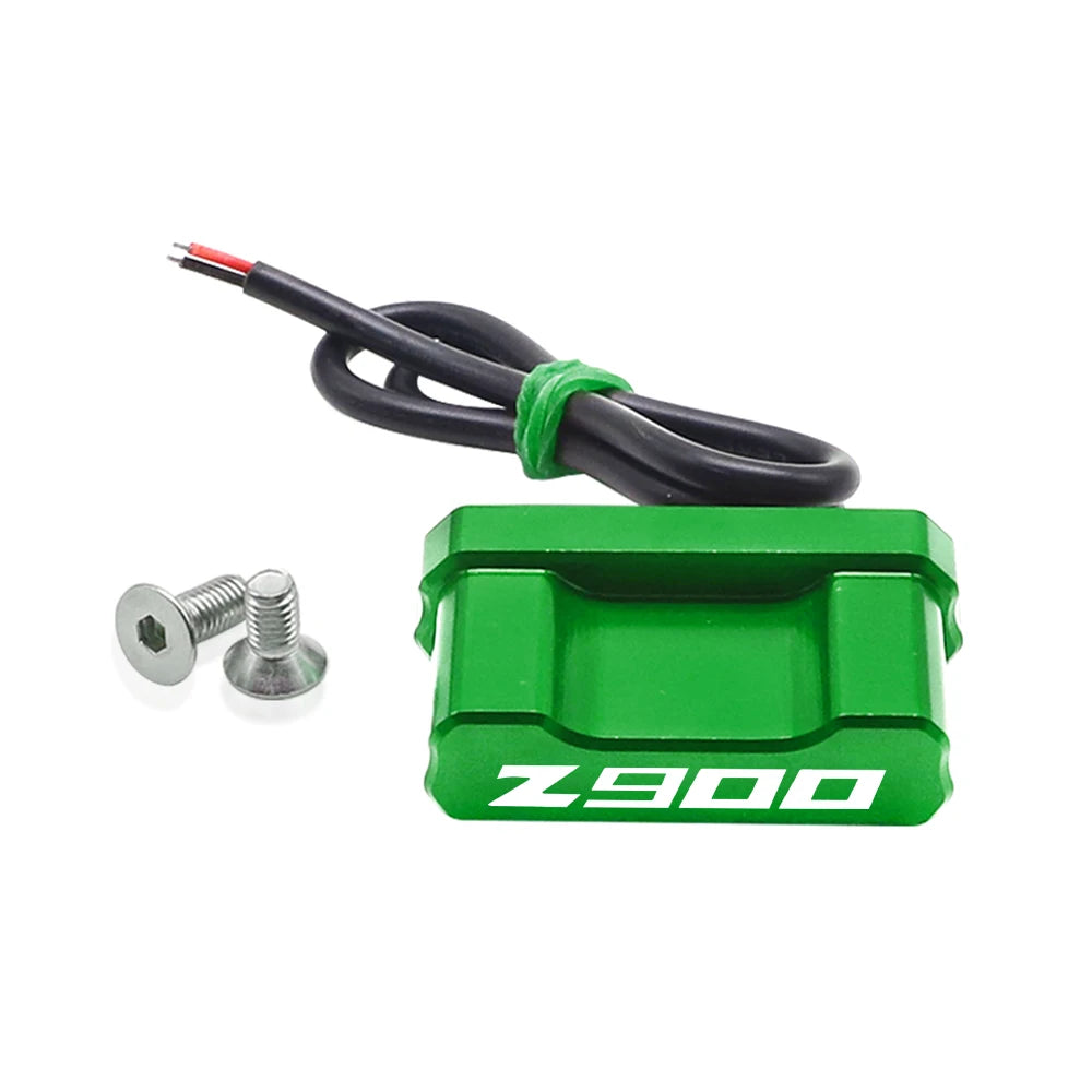 For Kawasaki Z900 Z 900 ABS 2017-2023 2022 2021 2020 2019 License Plate Holder Number Plate Frame LED Light Bracket  turn signal
