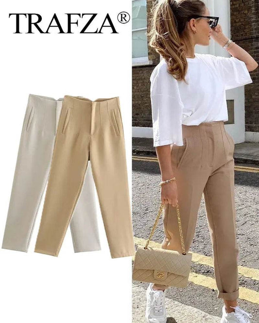 Women Elegant Pencil Pants - P12 Hub Europe