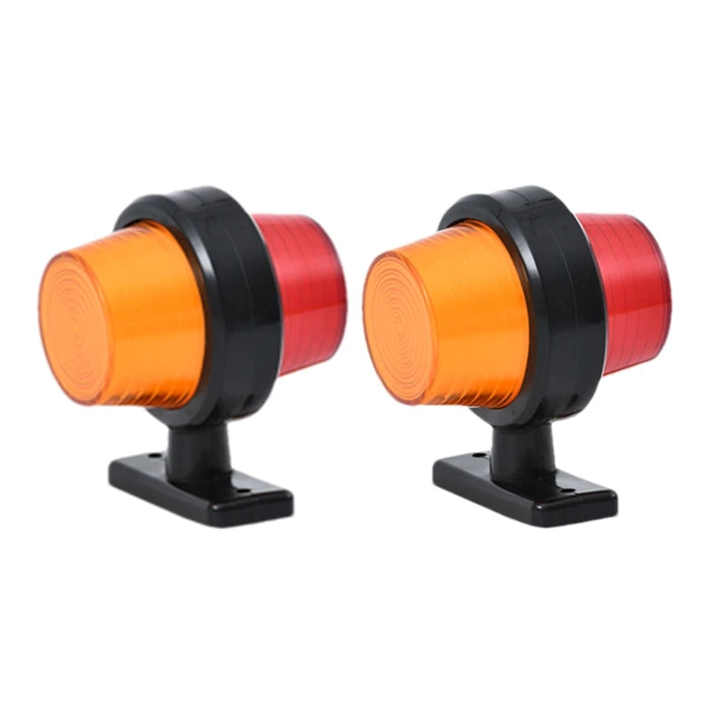 1Pair Truck 24v Side Marker Lights 12v Trailer Outline Lamp Clearance Lights Tail Light Assembly For Volvo truck For Scania