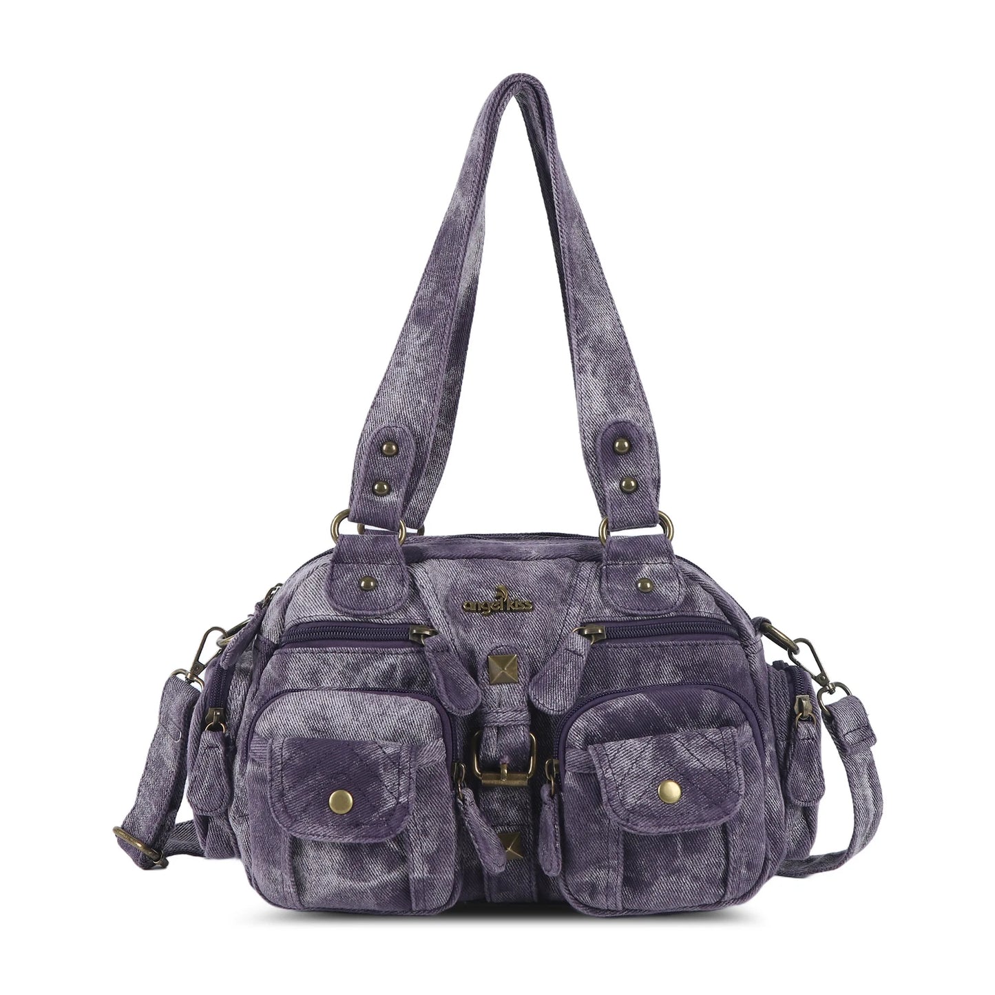 Angelkiss Women Handbags Satchel Top-handle Handbag PU Shoulder Bag Dumpling Pack Give Gifts Shoulder Bags Phone Money Pack