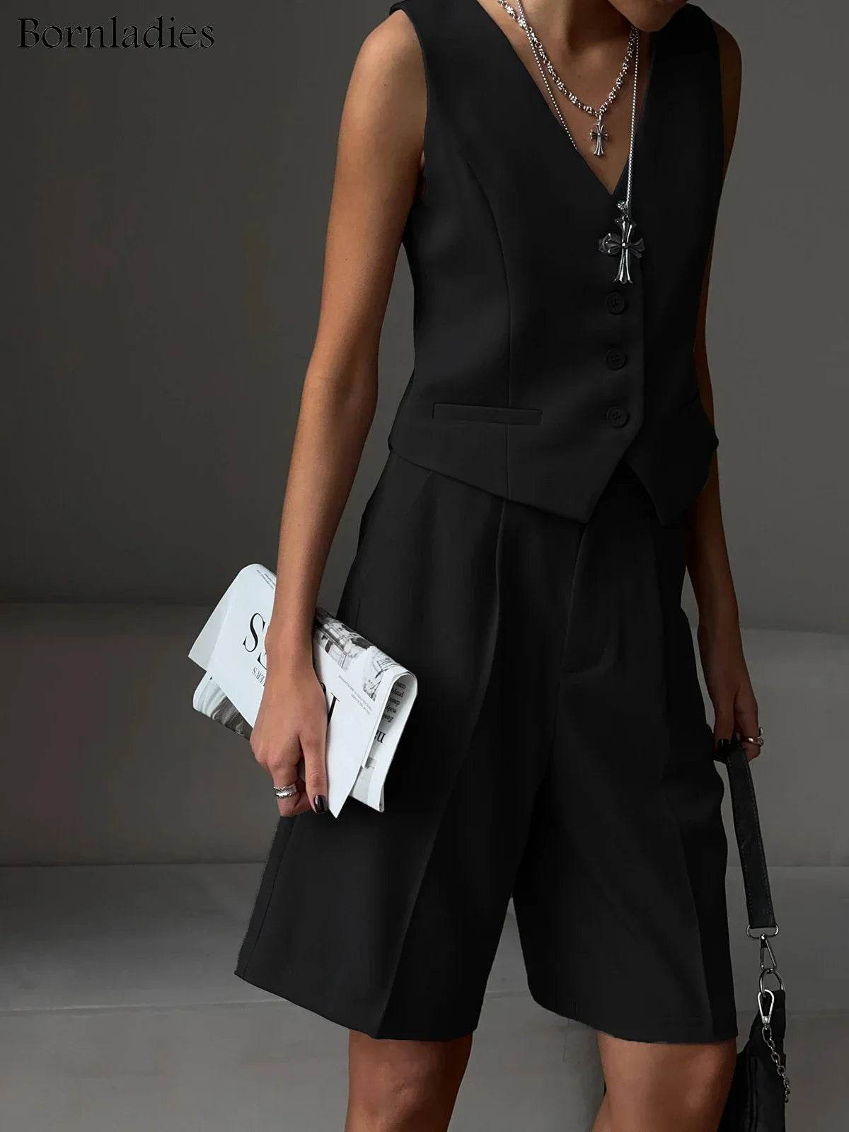 Wolfeel Chic Vest Shorts Suit - P12 Hub Europe