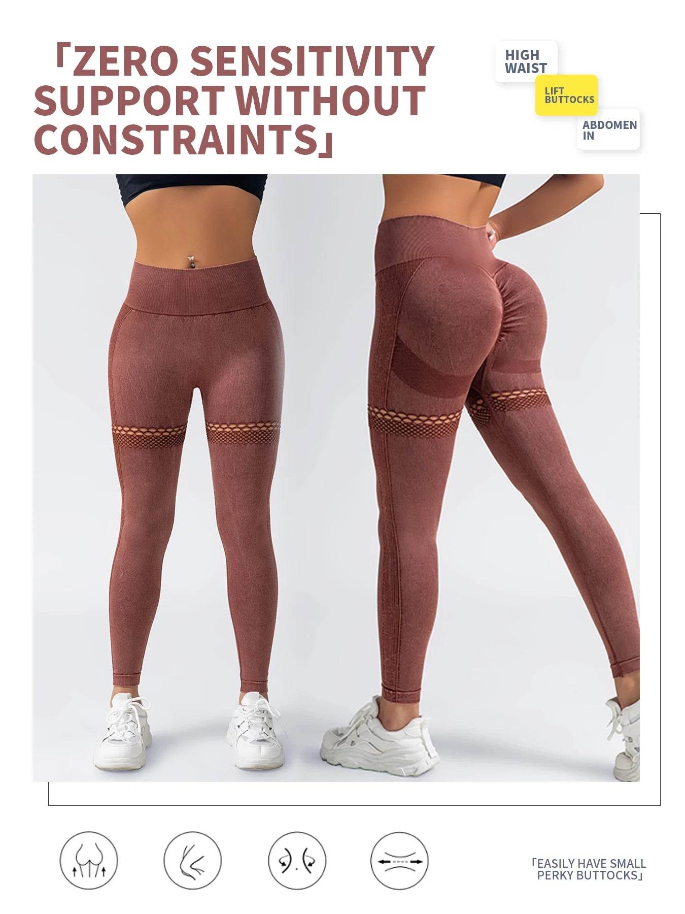 Women's Mesh Butt Lifting Leggings - P12 Hub Europe