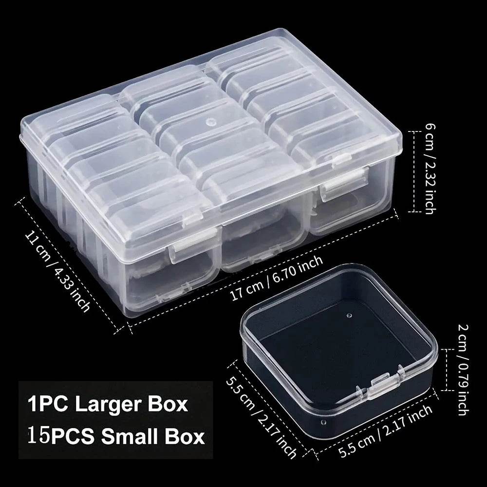 Plastic Document Organizer Organized Clear Square Shape Storage Box Organizing Box Transparent Desktop Document Storage Case - P12 Hub Europe