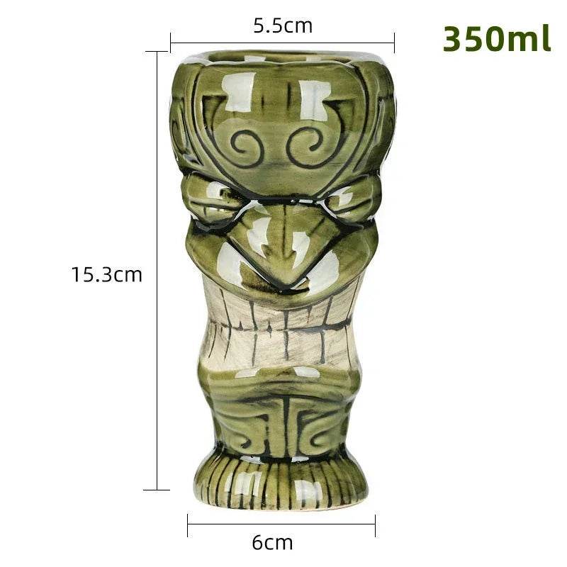 60 Types Ceramic Hawaii Tiki Mugs Creative Cocktail Glasses Beer Glass Martini Glasses Wine Glass Funny Cup Gift for Men - P12 Hub Europe