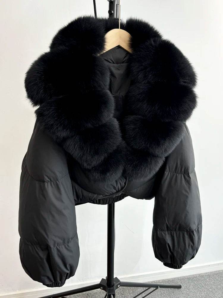 Luxury Fox Fur Down Parka - P12 Hub Europe
