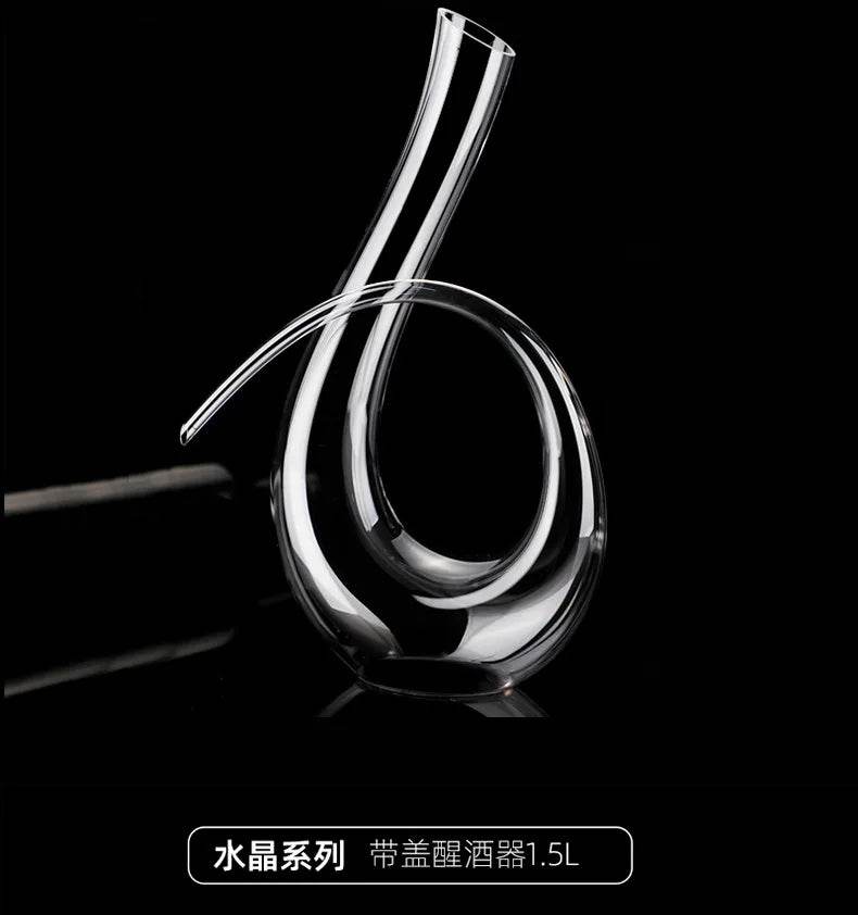 High-grade crystal glass red wine decanter household dispenserEuropean red wine jug wine personality jug set - P12 Hub Europe