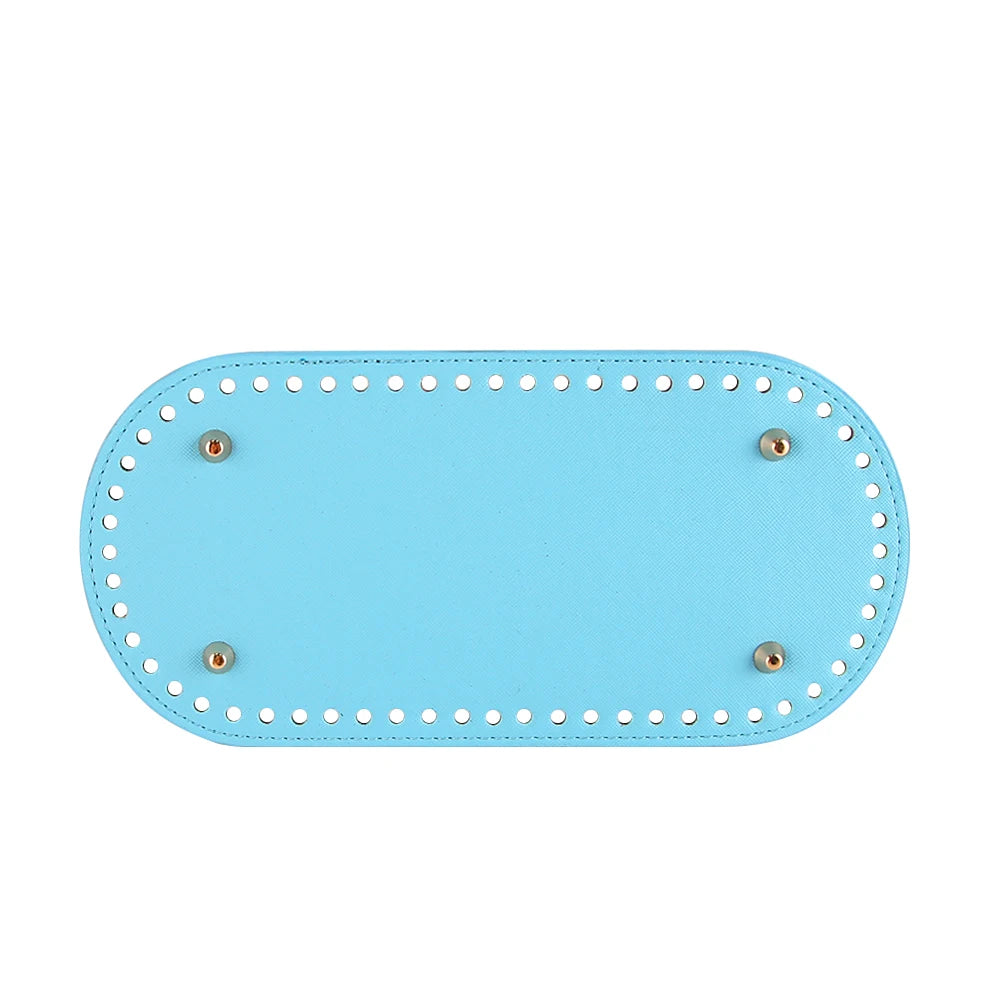5 Size PU Leather Base Handmade Bag Bottom for Hook Diy Women Purse Handbag Knitting crochet Bags Accessories Parts
