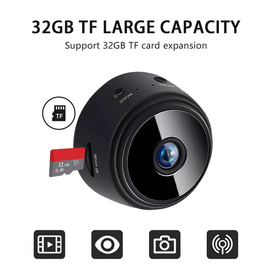 Mini WiFi Baby Camera 32G, AP Hotspot, Audio, 720P - P12 Hub Europe