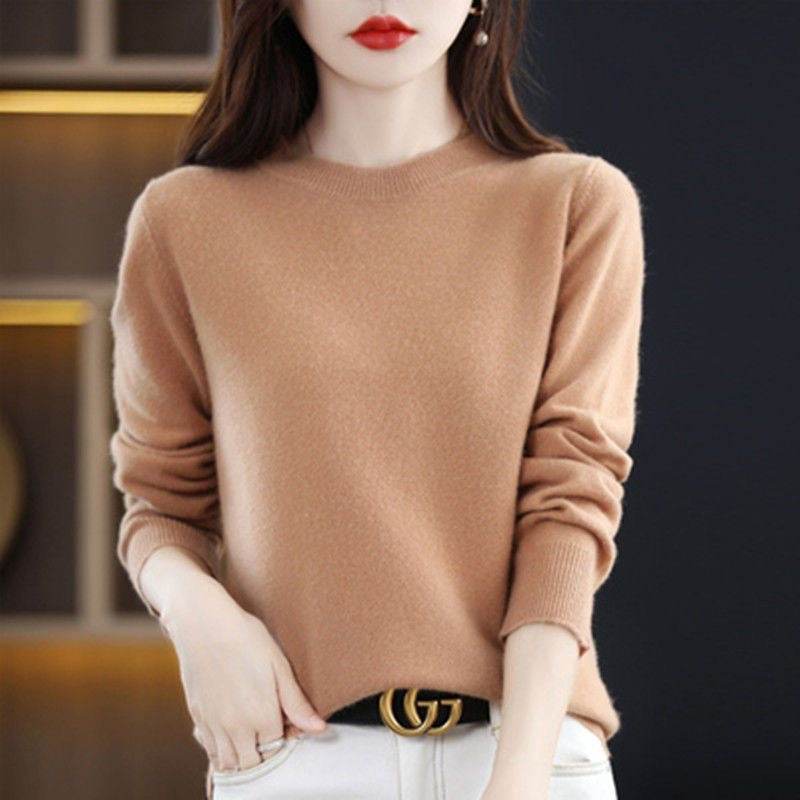 Women's Basic O-Neck Sweater - P12 Hub Europe