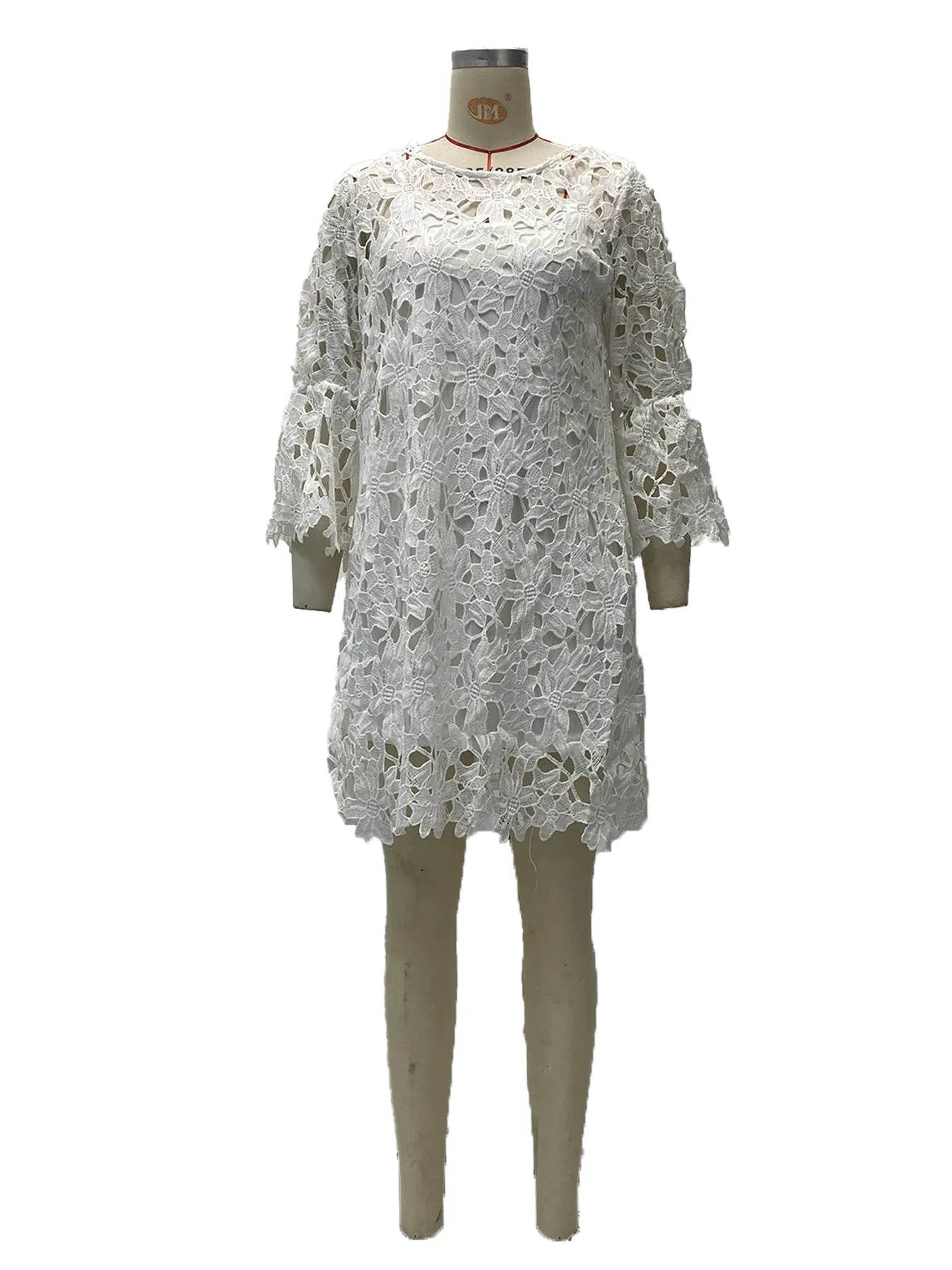 Ethnic Lace Knee Dress - P12 Hub Europe