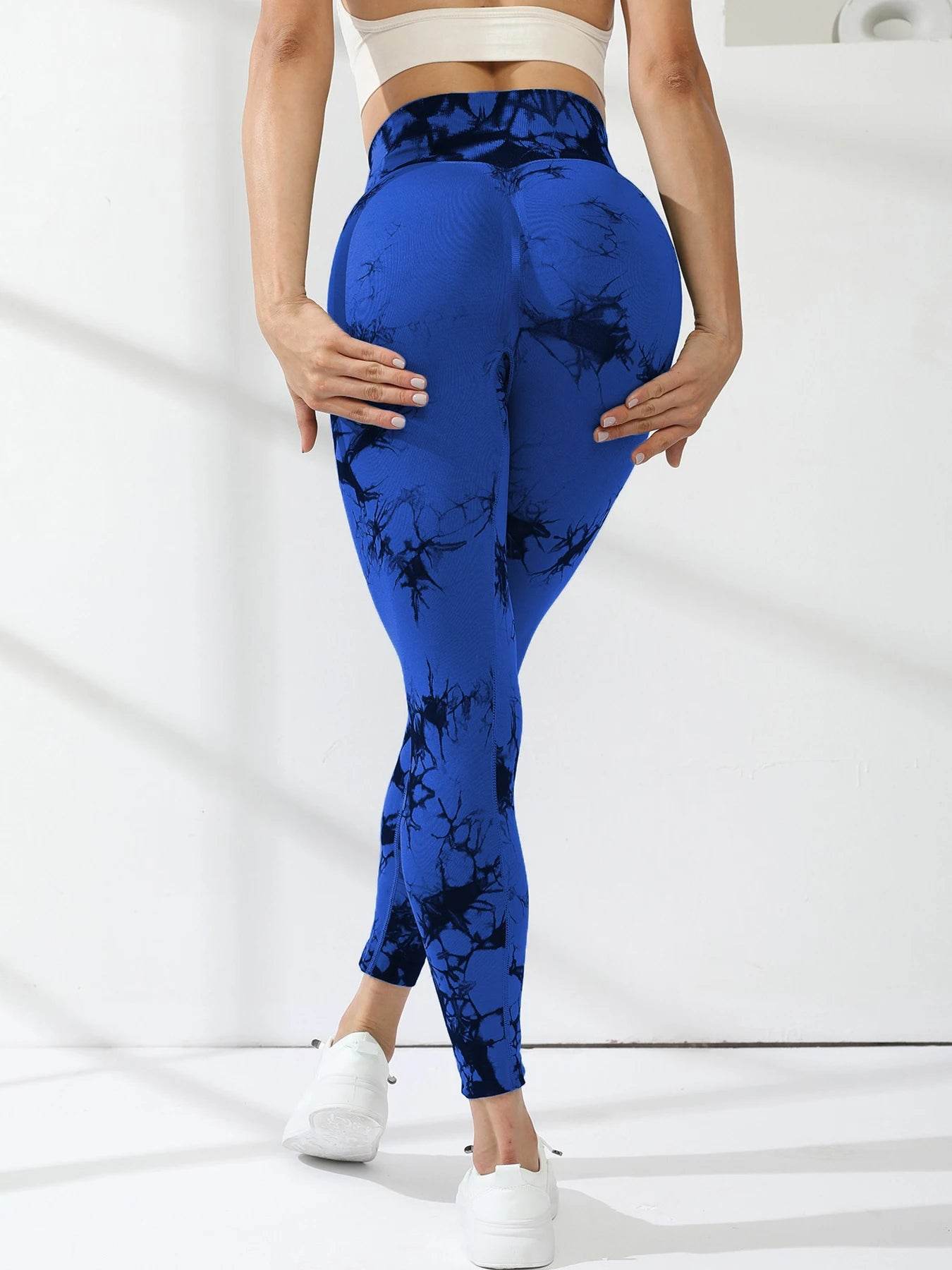 Women's Tie-Dye Butt-Lift Leggings - P12 Hub Europe